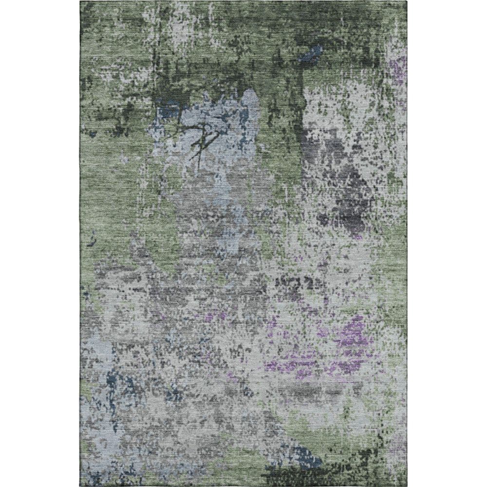 Mayfield Premium Machine Washable Abstract AMF1911 Fern 8 ft. x 10 ft. Area Rug price history on PriceWatchPro