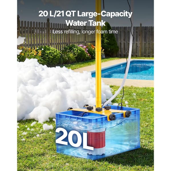 SKYSHALO Foam Machine with Adjustable Angle, Bubble Maker with 21