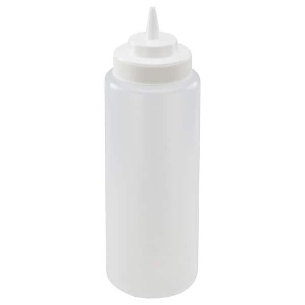 32 oz. Clear Squeeze Bottles (6-Pack)