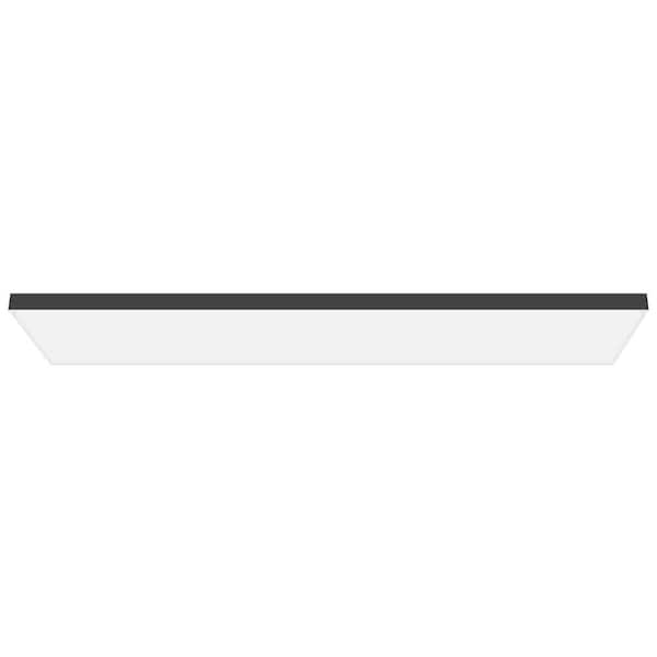 1 ft. x 4 ft. Matte Black Integrated LED 4000 Lumens Dimmable Trimless Flat Panel Flush Mount Light, Selectable 5CCT