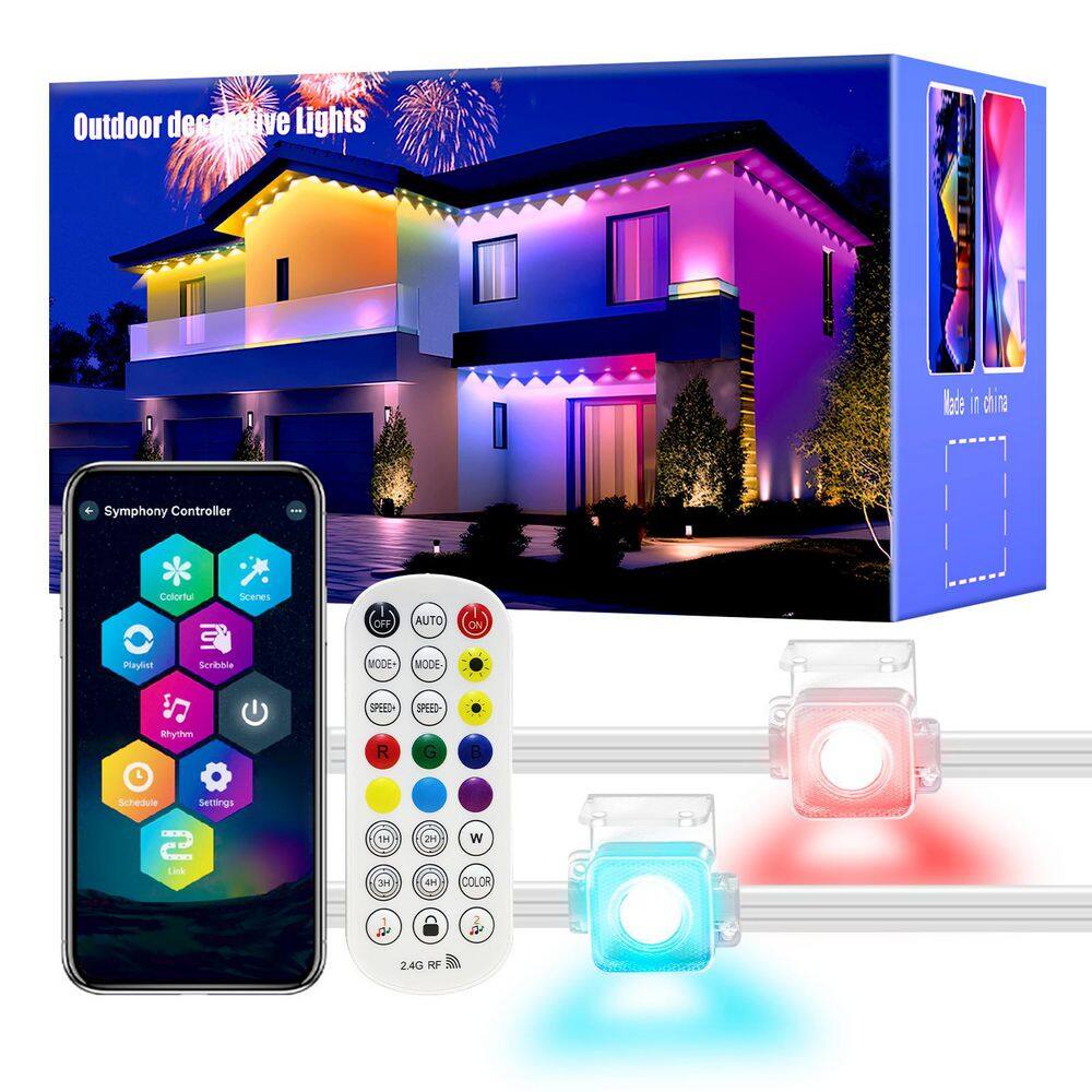 Permanent 100 ft. Smart Plug-in Dimmable Cuttable Color-Changing LED Strip Light 1-Pack price history on PriceWatchPro