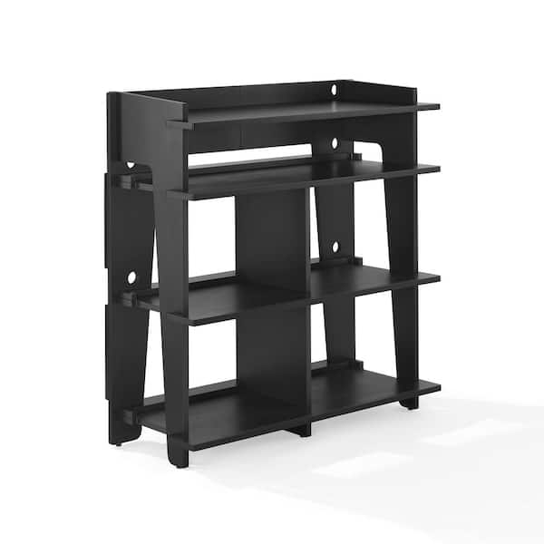 Crosley Soho Black Record Storage Console