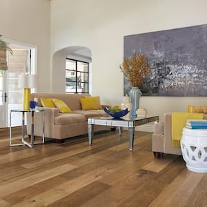 Vanderbilt French Oak 9/16 in. T x 8.7 in. W Tongue & Groove Wirebrushed Engineered Hardwood Flooring (27.1 sq.ft./case)