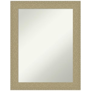 Mosaic Gold 22.25 in. H x 28.25 in. W Framed Non-Beveled Bathroom Vanity Mirror in Gold