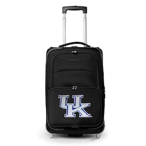 NCAA Kentucky 21 in. Black Carry-On Rolling Softside Suitcase