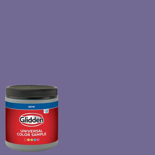 Glidden 8 oz. PPG1175-6 Purple Grapes Satin Interior Paint Sample