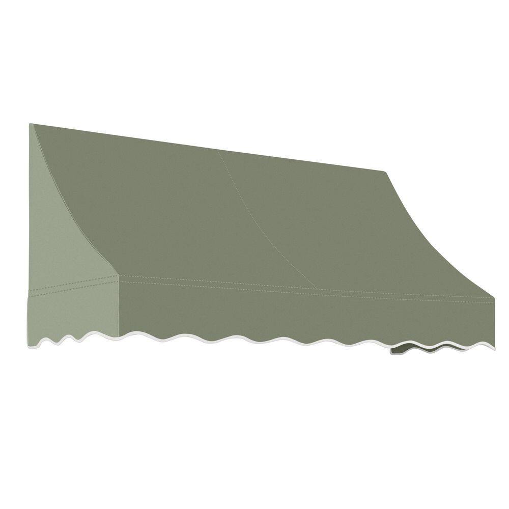 7.38 ft. Nantucket Acrylic Fabric Fixed Awning (88.5 in. W x 44 in. H x 36 in. D) in Sage price history on PriceWatchPro