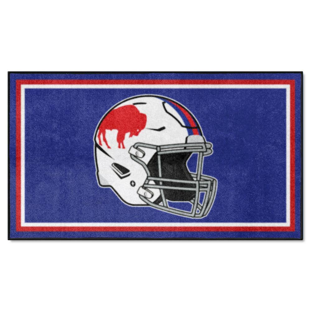 Officially Licensed NFL Buffalo Bills Vintage Logo Football Rug