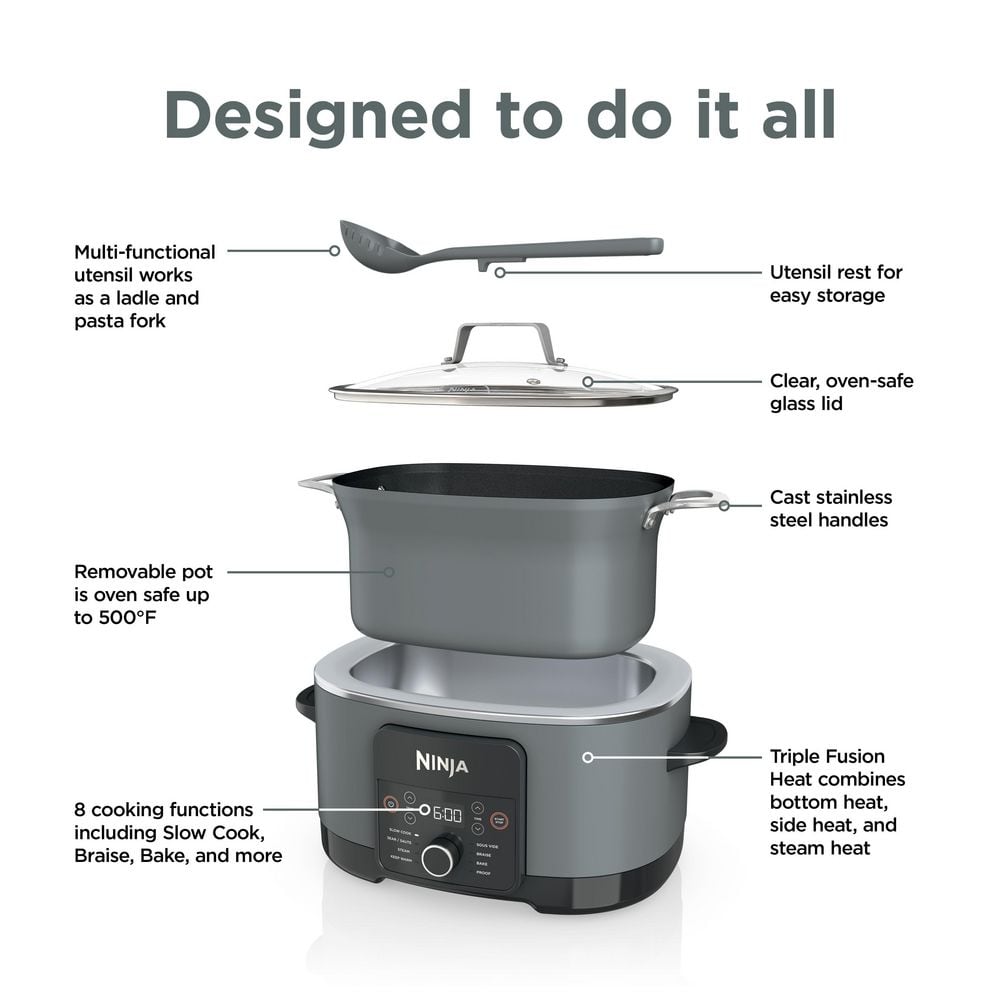 Foodi PossibleCooker PRO 8.5qt Electric Multi-Cooker with Triple Fusion Heat Technology