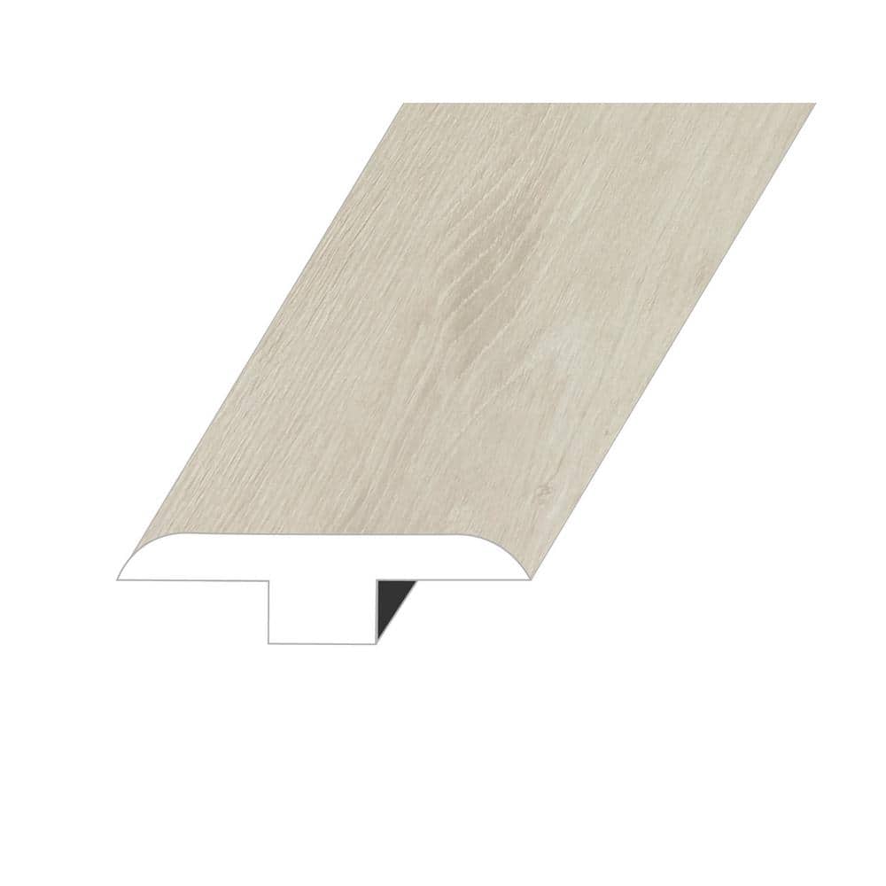 Lineage Allure Grey 0.5 in. Thick x 1.8 in. W x 94.5 in. L HDF Waterproof Laminate Embossed Wood Look T-Molding price history on PriceWatchPro