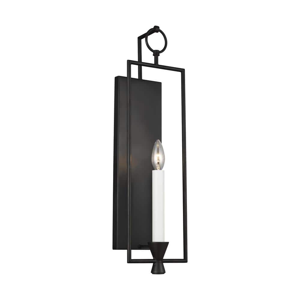 Keystone Aged Iron 1-Light Wall Sconce with Rustic Charm