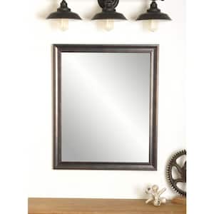 Large Rectangle Brown Modern Mirror (48 in. H x 30 in. W)