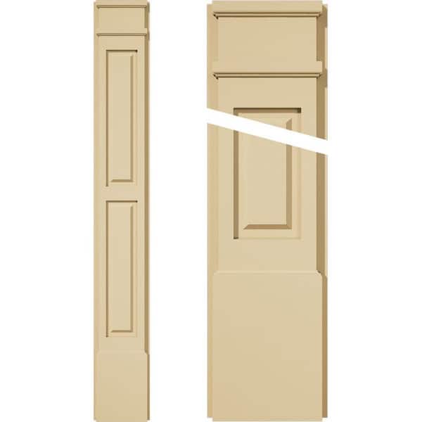 Ekena Millwork 2 in. D x 8 in. W x 60 in. L Primed Polyurethane Pilaster 1-Pack