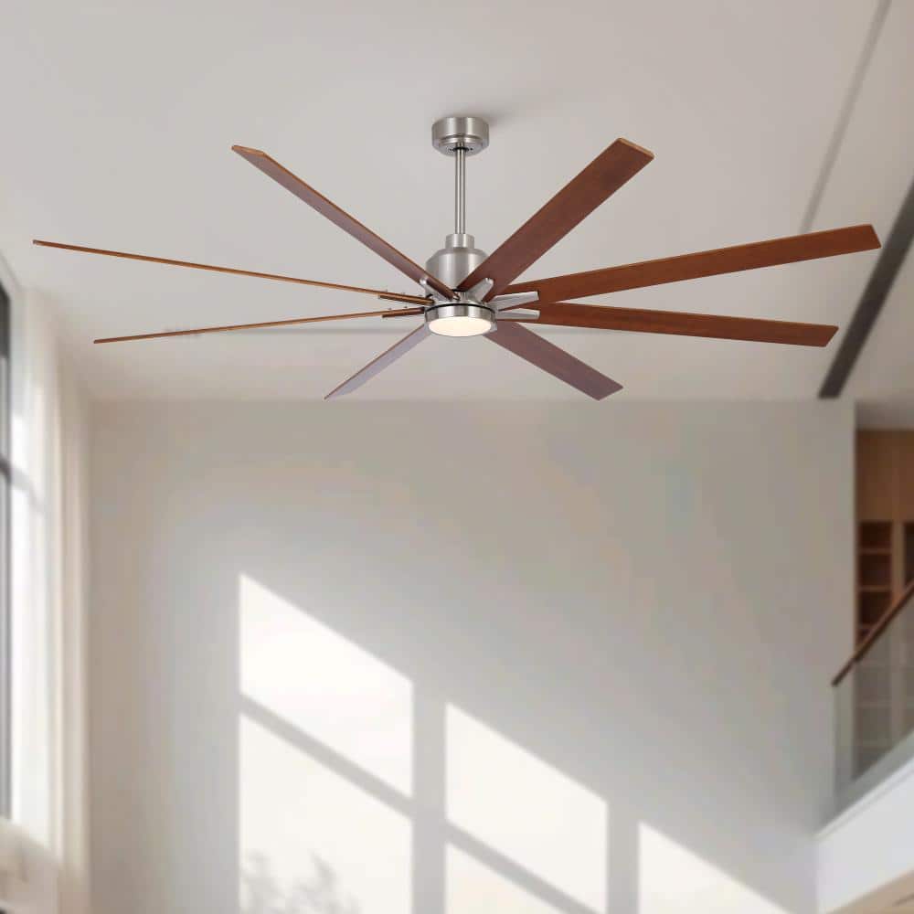 84 in. Brushed Nickel Quiet DC Motor Ceiling Fan with Remote Control, Reversible Blades 3CCT LED Light price history on PriceWatchPro