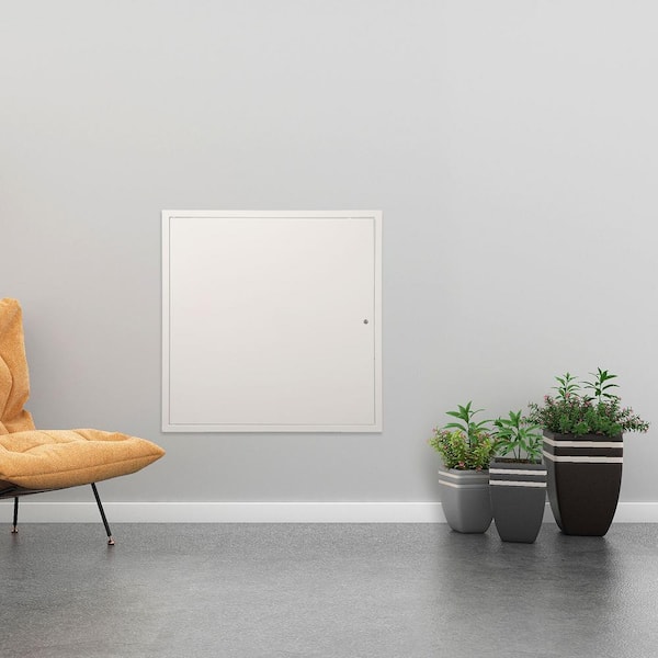 Metal Access Panel 24 in. W x 24 in. H Plumbing Access Doors with Cam Latch Lock Heavy-Duty Steel Wall Hole Cover