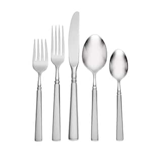 Satin Easton 20-Piece Silver 18/10-Stainless Steel Flatware Set (Service For 4)