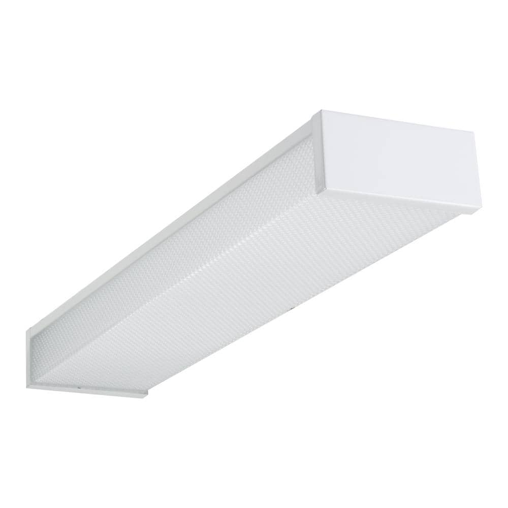 UPC 080083847181 product image for WP 2 ft. 1800-Lumens 4000K Cool White 120-Volt White Integrated LED Wraparound L | upcitemdb.com