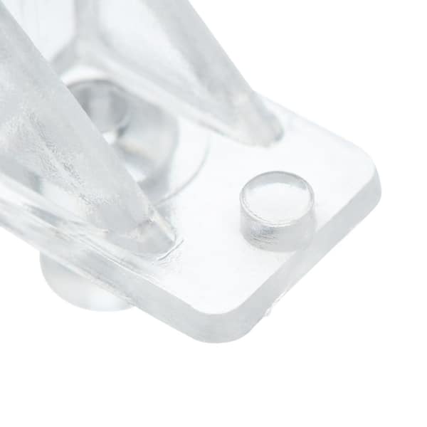 Clear/white Plastic Cabinet Shelf Support Pins Clear Shelf - Temu