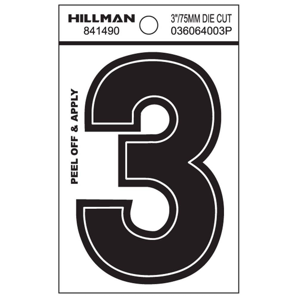 Vinyl Number Stickers Cartoon Pattern Self Adhesive Office