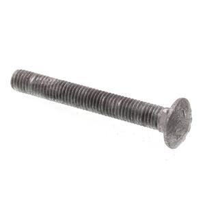 1/2 in.-13 x 4 in. A307 Grade A Hot Dip Galvanized Steel Carriage Bolts (25-Pack)