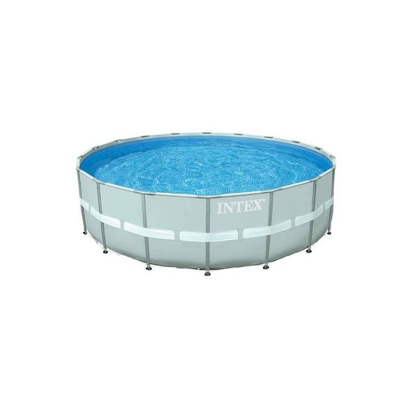 Intex 18 ft. Round 52 in. Deep Ultra Frame Above Ground Pool Set