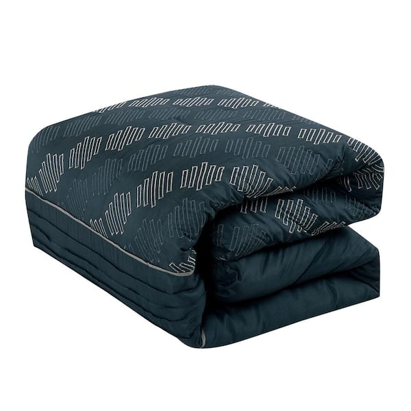 Shatex 7-Piece All Season Bedding King Size Comforter Set, Ultra Soft  Polyester Elegant Bedding Comforters J22315VK - The Home Depot