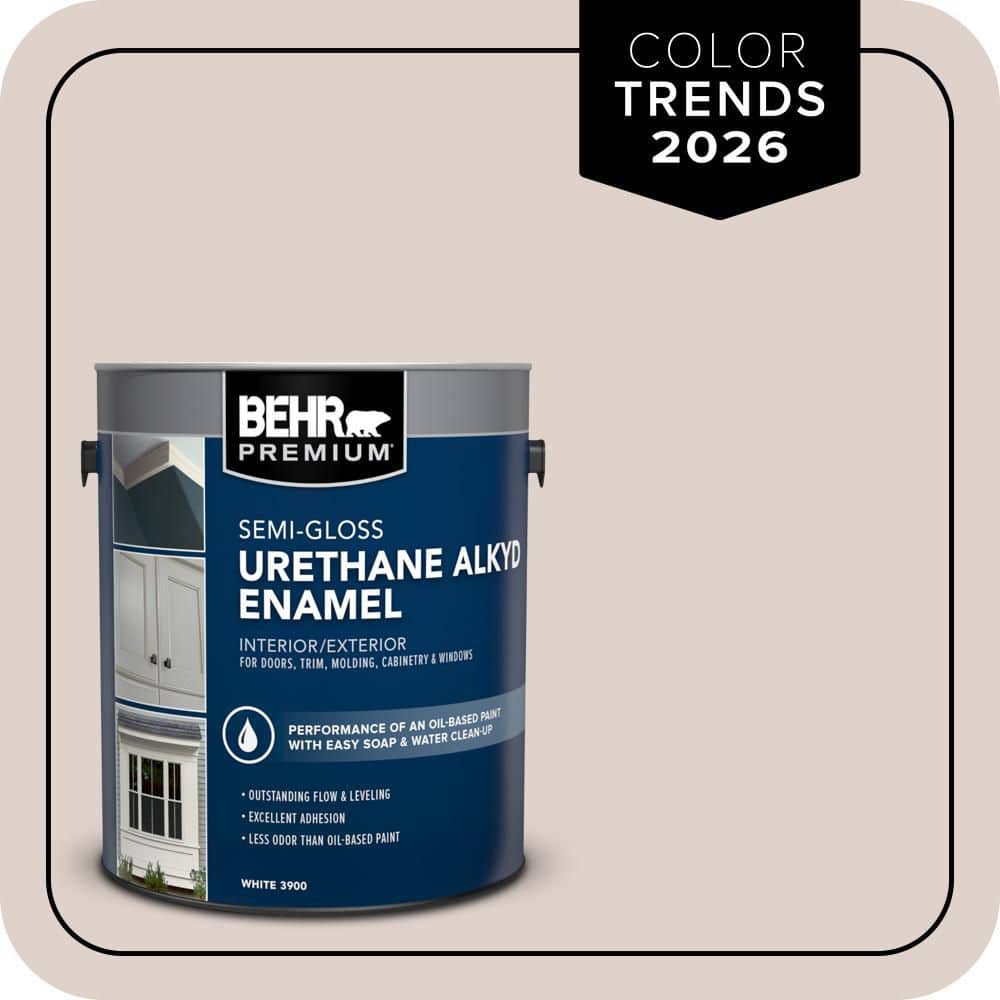 1 gal. #N150-1 Mocha Ice Urethane Alkyd Semi-Gloss Enamel Interior/Exterior Paint price history on PriceWatchPro