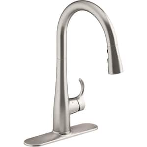 Simplice Touchless Single-Handle Pull-Down Sprayer Kitchen Faucet in Vibrant Stainless