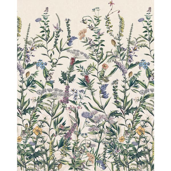Flowering Herbs Wall Mural