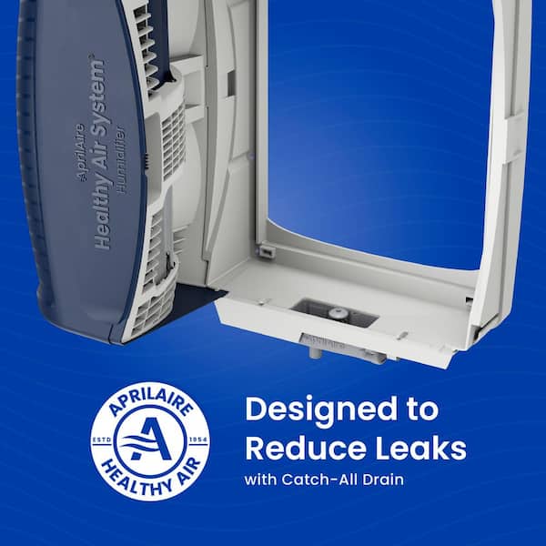Aprilaire 720A Whole House Fan Powered Evaporative Humidifier 21 Gallons per Day Water Saving with Automatic Digital Control for Up to 6 250 Sq