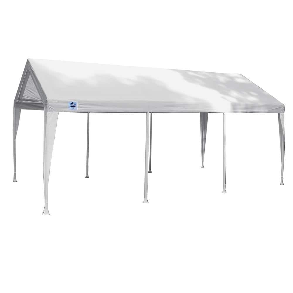 King Canopy Universal 10 Ft X 20 Ft 8 Leg Canopy With White Cover