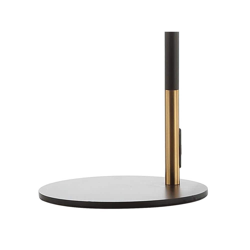 Apollo 22.5" Black and Brass Metal LED Task Lamp