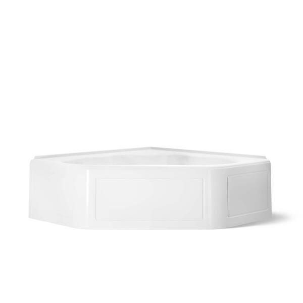 KOHLER Tercet 60 in. x 60 in. Soaking Bathtub with Center Drain in