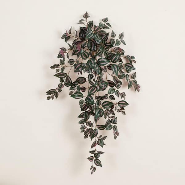 Nearly Natural 41 in. UV Resistant Artificial Wandering Jew Hanging Plant  (Indoor/Outdoor)- (Set of 3) P2233-S3 - The Home Depot