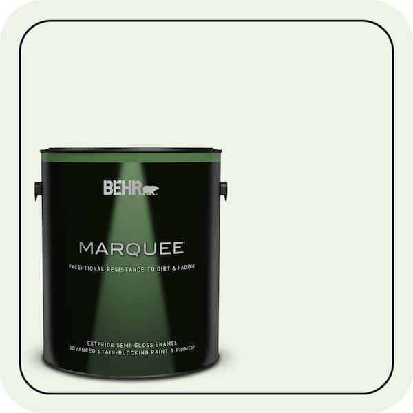 BEHR MARQUEE 1 gal. #440A-1 Parsnip Semi-Gloss Enamel Exterior Paint & Primer