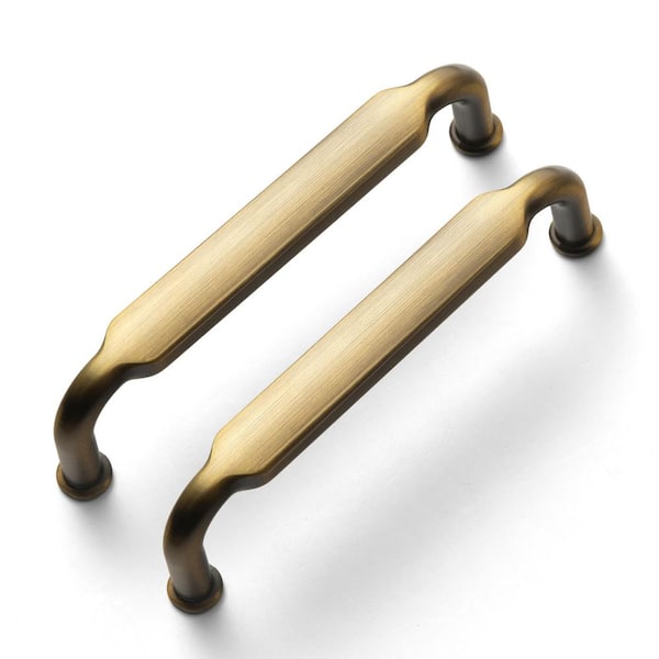 12-Pack 3-3/4 in. (96mm) Modern Brushed Bronze Zinc Alloy Cabinet Bar Pulls