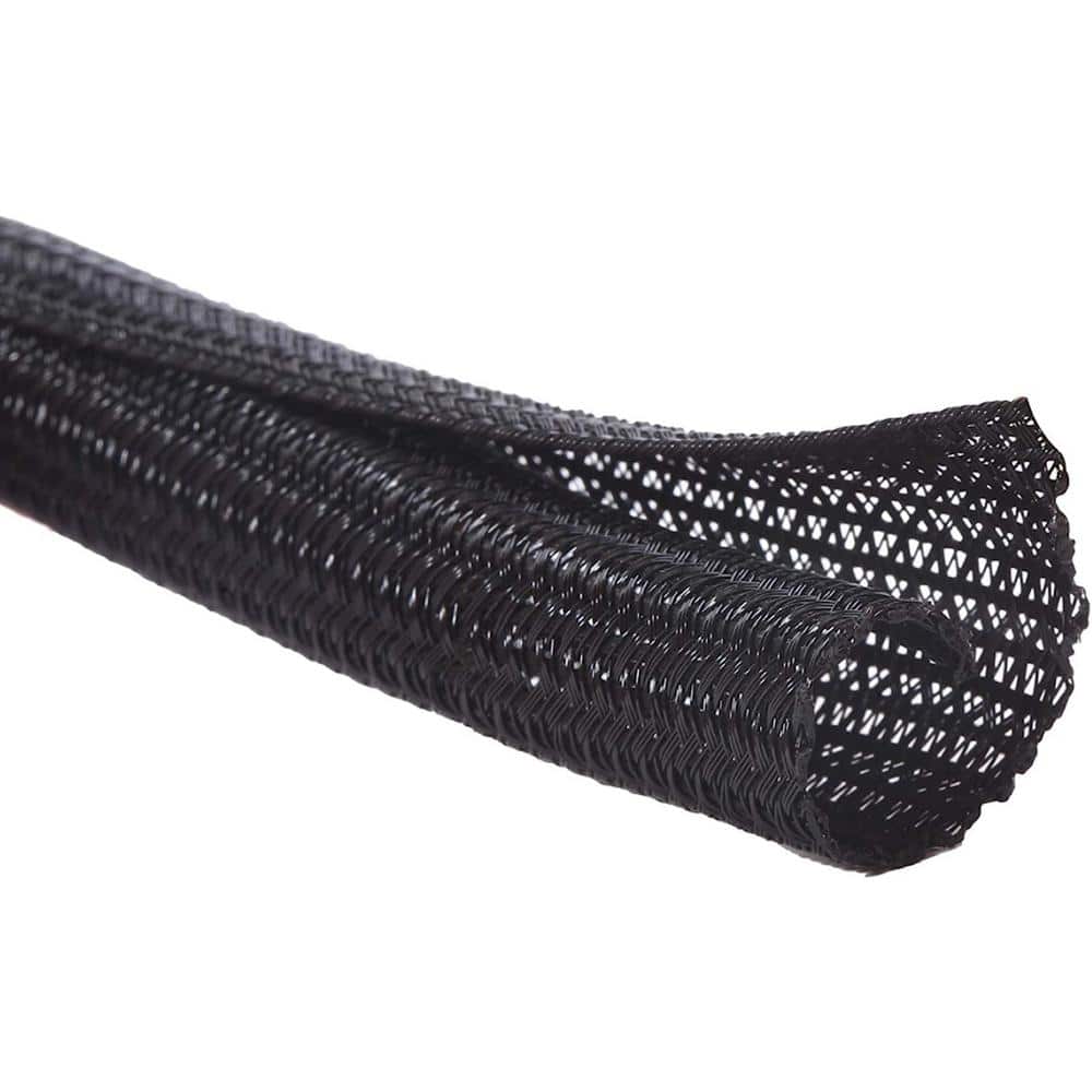 10 ft.-1/2 in. Cord Protector Wire Loom Tubing Cable Sleeve Split Sleeving 