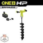 ONE+ HP 18V Brushless Cordless Earth Auger with 6 in. Bit with 4.0 Ah Battery and Charger