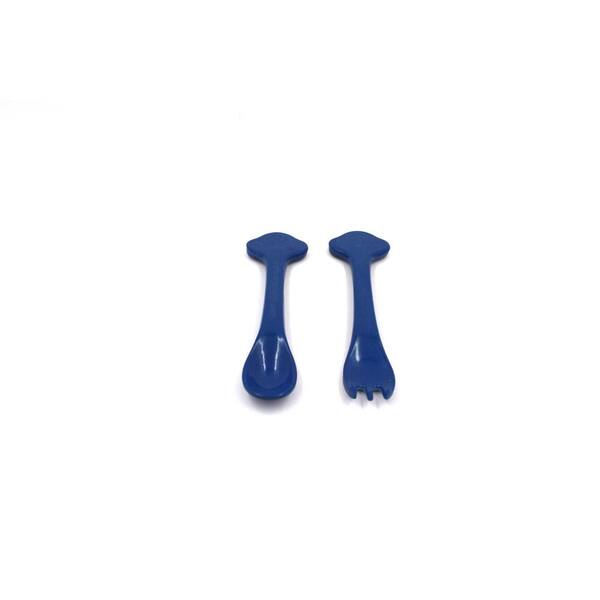 Ecosoulife Denim Husk Baby Spork (5-Pack)