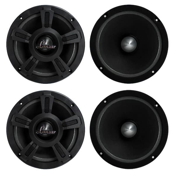 LANZAR OPTI6MI 6.5 in. 2000W Car Mid bass Mid Range Audio Power Speakers