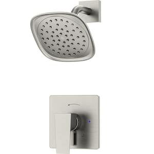 Symmons Dia 1-Handle Shower System Trim Kit In Satin Nickel (Valve Not ...