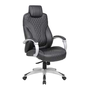 Executive Black Hinged Arm Chair