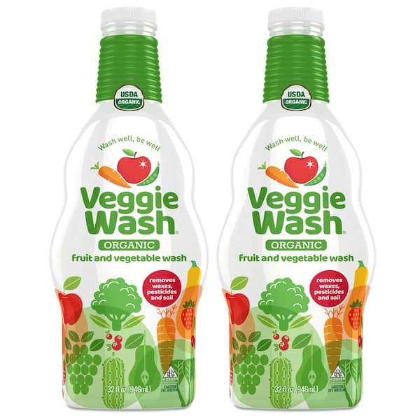 Veggie Wash Organic 32 fl. oz. Fruit and Vegetable Wash (2-Pack)