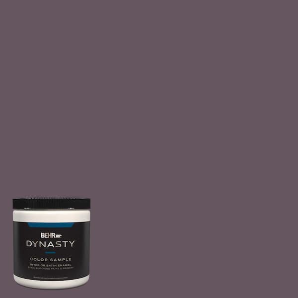 BEHR DYNASTY 8 oz. #690F-7 Indulgent Satin Enamel Stain-Blocking Interior/Exterior Paint and Primer Sample