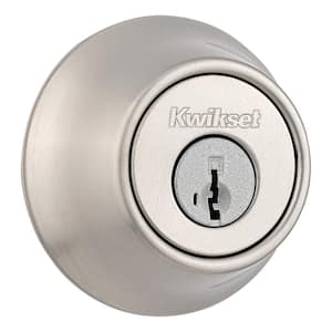 660 Series Satin Nickel Single Cylinder Deadbolt Featuring SmartKey with Microban