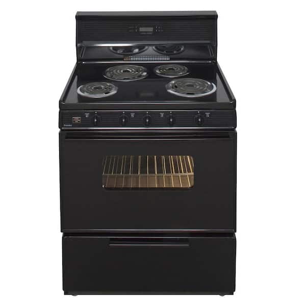 Unbranded 30 in. 3.91 cu. ft. Electric Range in Black