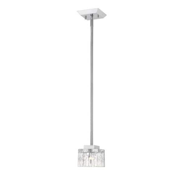Chrome Glass LED Mini Pendant Light for Indoor/Outdoor