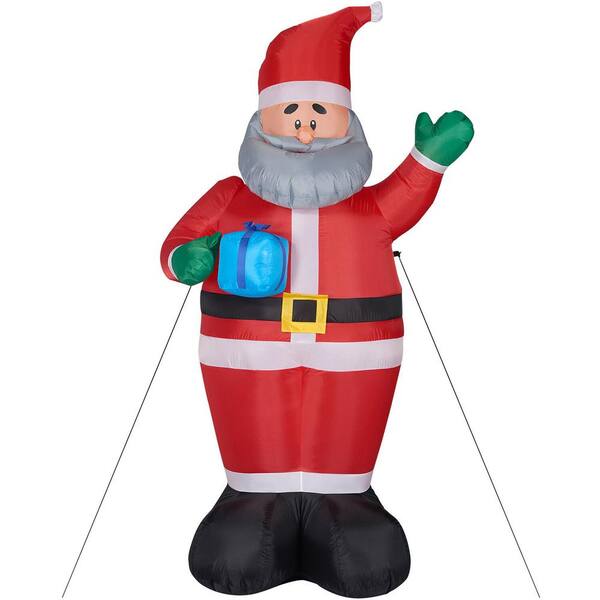 The Holiday Aisle® Bear in Santa's Bag Christmas with A Santa Hat Inflatable  & Reviews