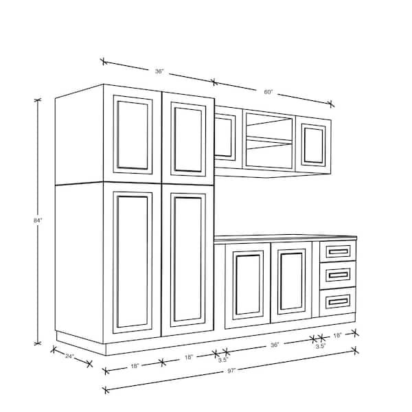 Kitchen cabinet.ai Royalty Free Stock SVG Vector and Clip Art