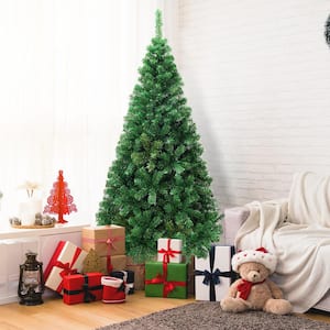 U-miss 7.5ft Eco-Friendly Aspen Fir Artificial Christmas Tree 1450 Tips 